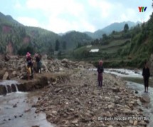 Người dân xã Lao Chải huyện Mù Cang Chải ổn định cuộc sống sau lũ