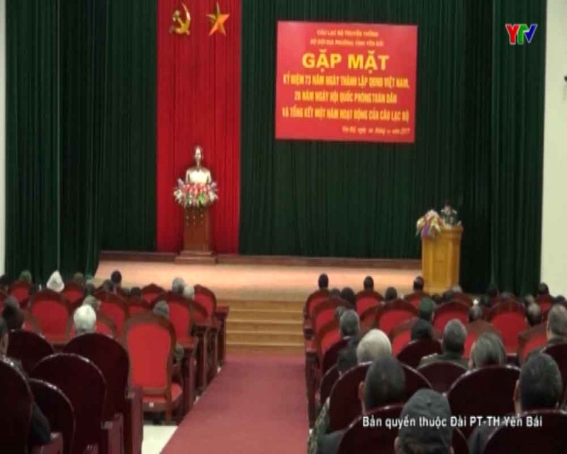 Gặp mặt truyền thống kỷ niệm 73 năm ngày thành lập QĐND Việt Nam