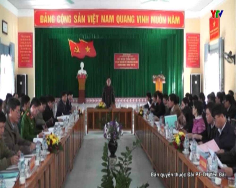 Hội nghị thẩm định kết quả thực hiện xây dựng nông thôn mới tại xã Hưng Khánh, huyện Trấn Yên