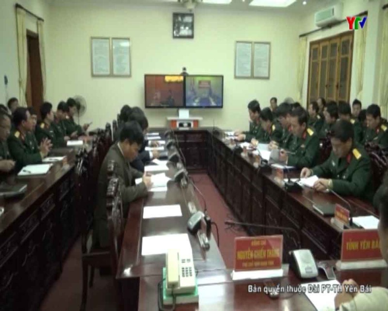 Quân khu 2 tổ chức Hội nghị trực tuyến triển khai công tác quân sự quốc phòng năm 2018