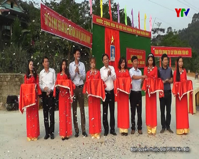 Khánh thành tuyến đường Minh Quán - Hang Dơi, huyện Trấn Yên