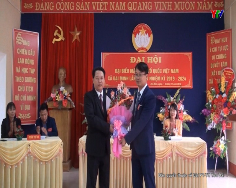 Đại hội đại biểu Mặt trận Tổ quốc xã Đại Minh, huyện Yên Bình