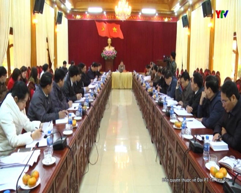 Hội nghị Hội đồng sát hạch, tuyển chọn cán bộ tham gia Đề án số 11 của Tỉnh ủy Yên Bái