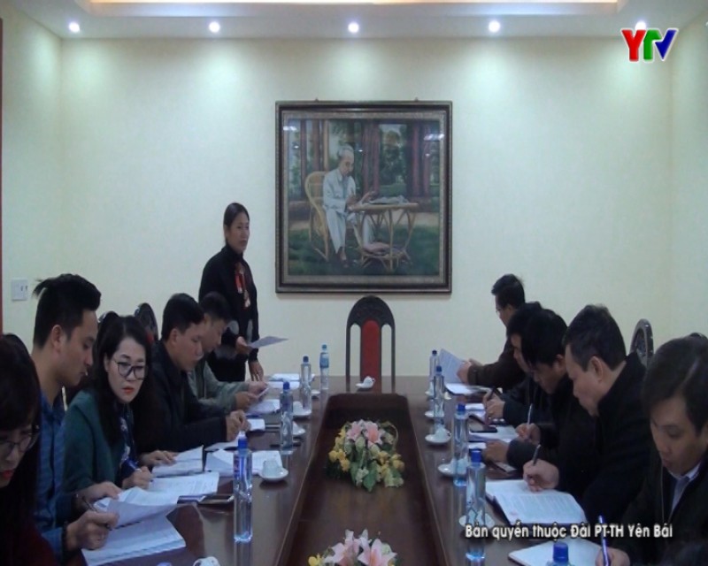 Đoàn giám sát Tỉnh đoàn Yên Bái làm việc với huyện Yên Bình