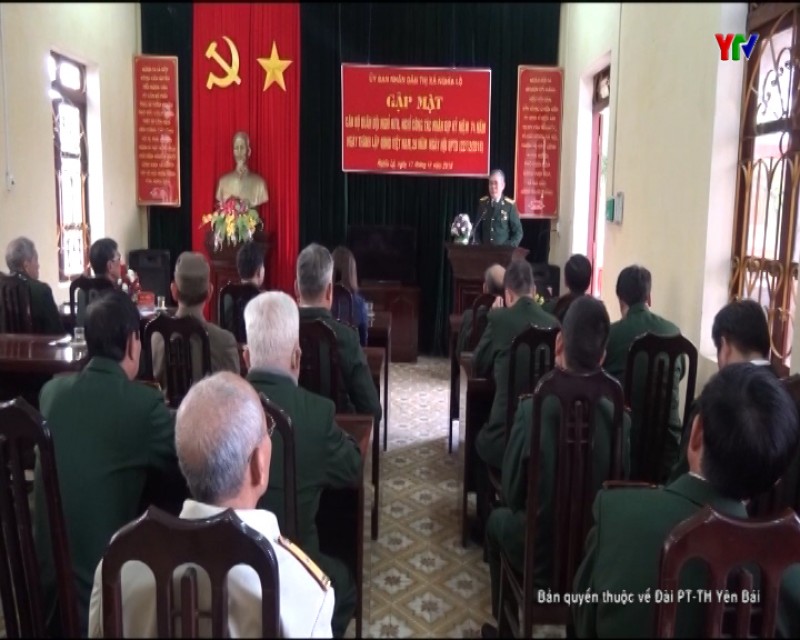Thị xã Nghĩa Lộ và huyện Yên Bình gặp mặt các cán bộ Quân đội nghỉ hưu, nghỉ công tác trên địa bàn