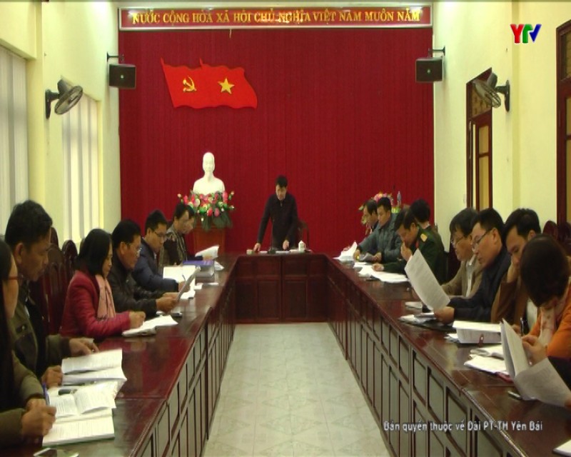 Thành phố Yên Bái họp bàn phương án cưỡng chế thu hồi đất tại xã Tân Thịnh