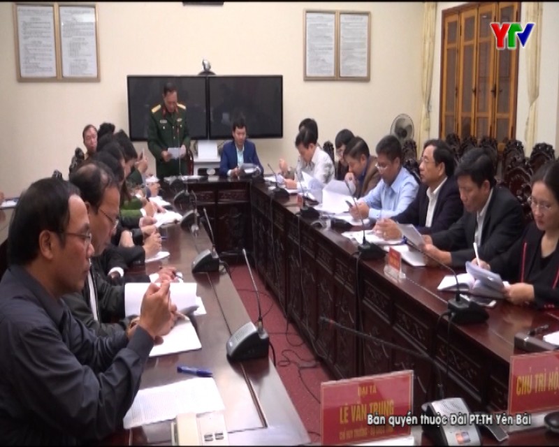 Đoàn công tác của Tỉnh ủy tham gia xây dựng cơ sở huyện Mù Cang Chải triển khai nhiệm vụ năm 2019