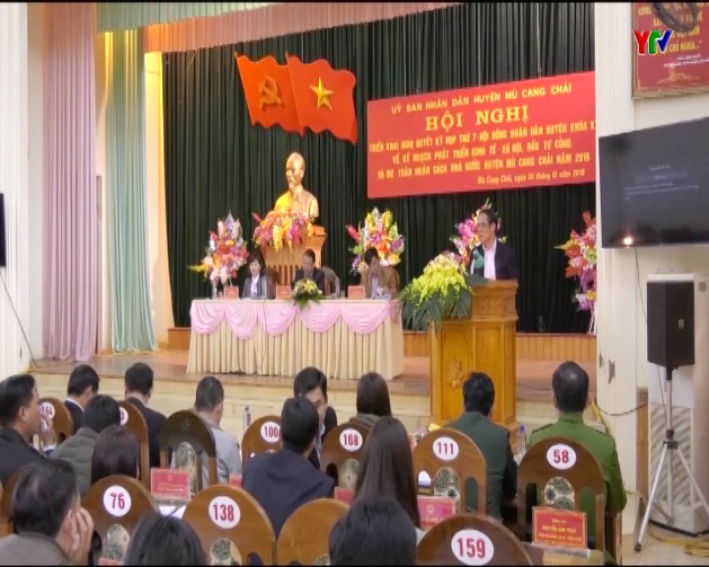 UBND huyện Mù Cang Chải triển khai Nghị quyết về kế hoạch phát triển KT-XH năm 2019