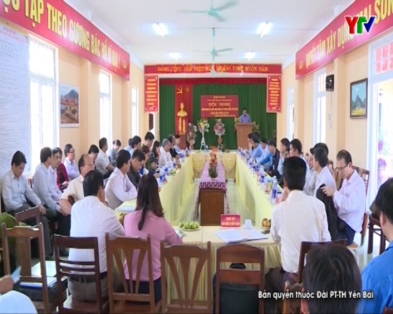 Xét công nhận xã Mai Sơn, huyện Lục Yên đạt chuẩn nông thôn mới