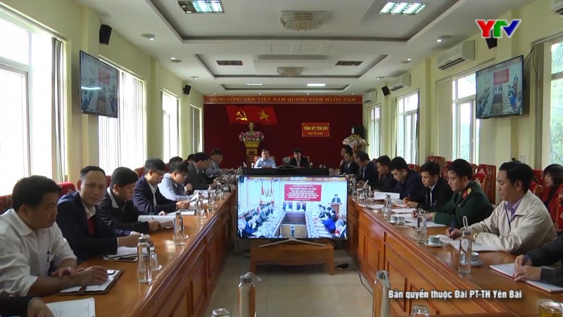 Yên Bái tham dự Hội nghị trực tuyến quán triệt, triển khai Quy định số 205 của Bộ Chính trị