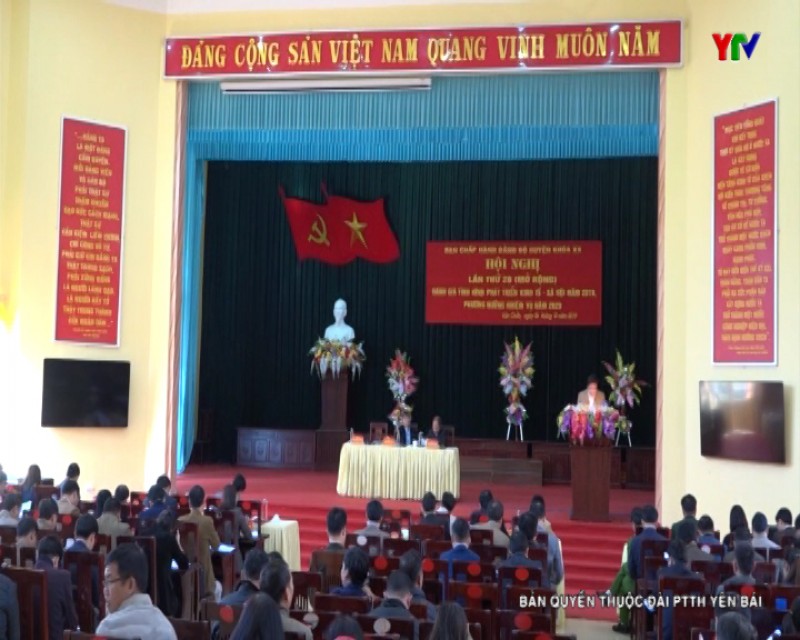 Hội nghị Ban Chấp hành Đảng bộ huyện Văn Chấn lần thứ 28 (mở rộng)
