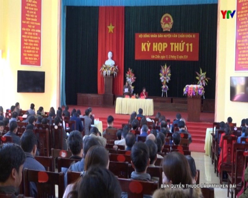 HĐND huyện Văn Chấn khóa XI tổ chức kỳ họp thứ 11