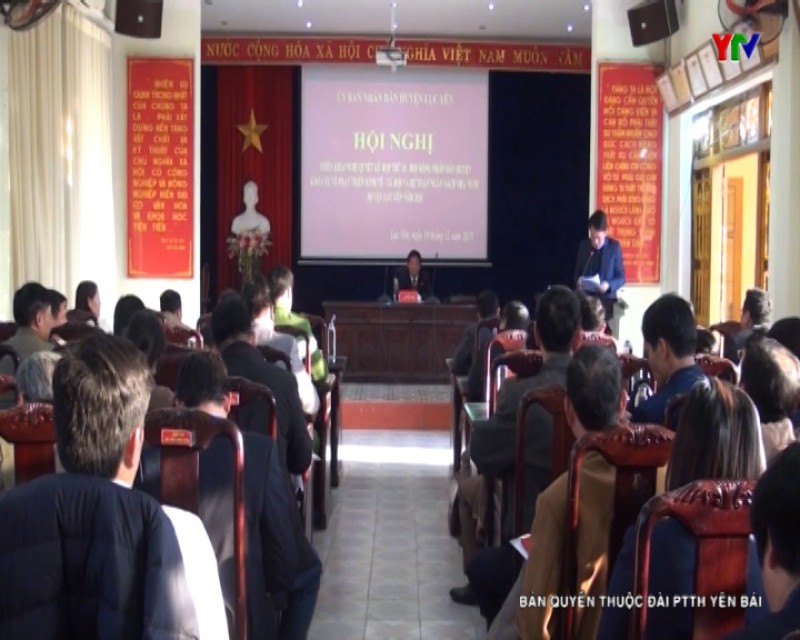UBND huyện Lục Yên triển khai Nghị quyết kỳ họp thứ 11- HĐND huyện khóa XX