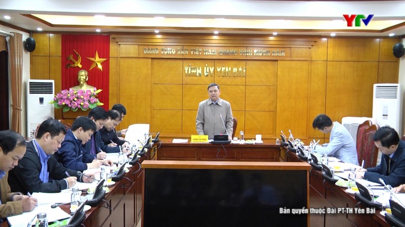 Tổ giúp việc Tiểu ban Văn kiện cho ý kiến xây dựng các văn kiện, báo cáo phục vụ Đại hội XIX Đảng bộ tỉnh.