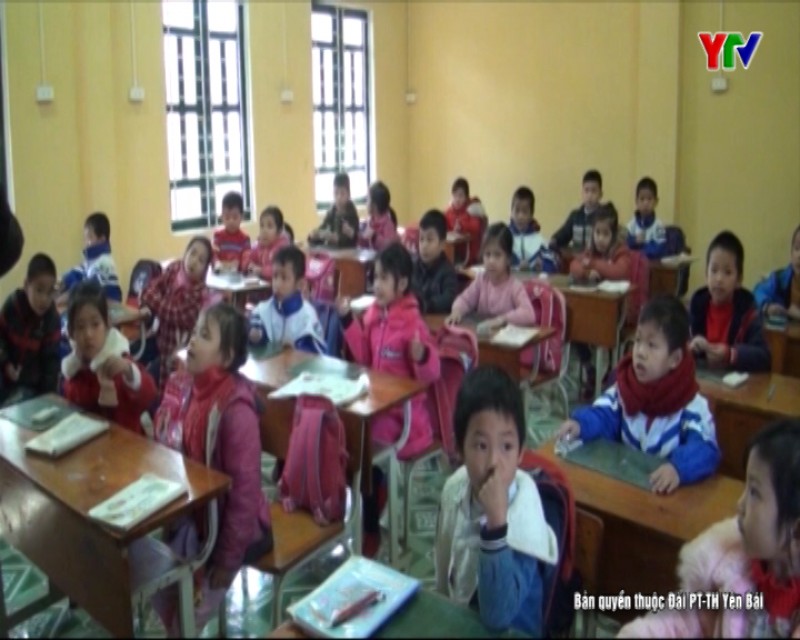 Ngành Giáo dục huyện Lục Yên chủ động phòng chống rét cho học sinh