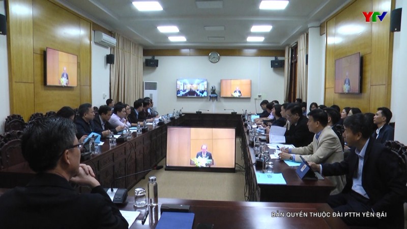 Yên Bái tham dự Hội nghị trực tuyến tổng kết 15 năm thực hiện Chỉ thị số 32 của Ban Bí thư Trung ương Đảng khóa IX
