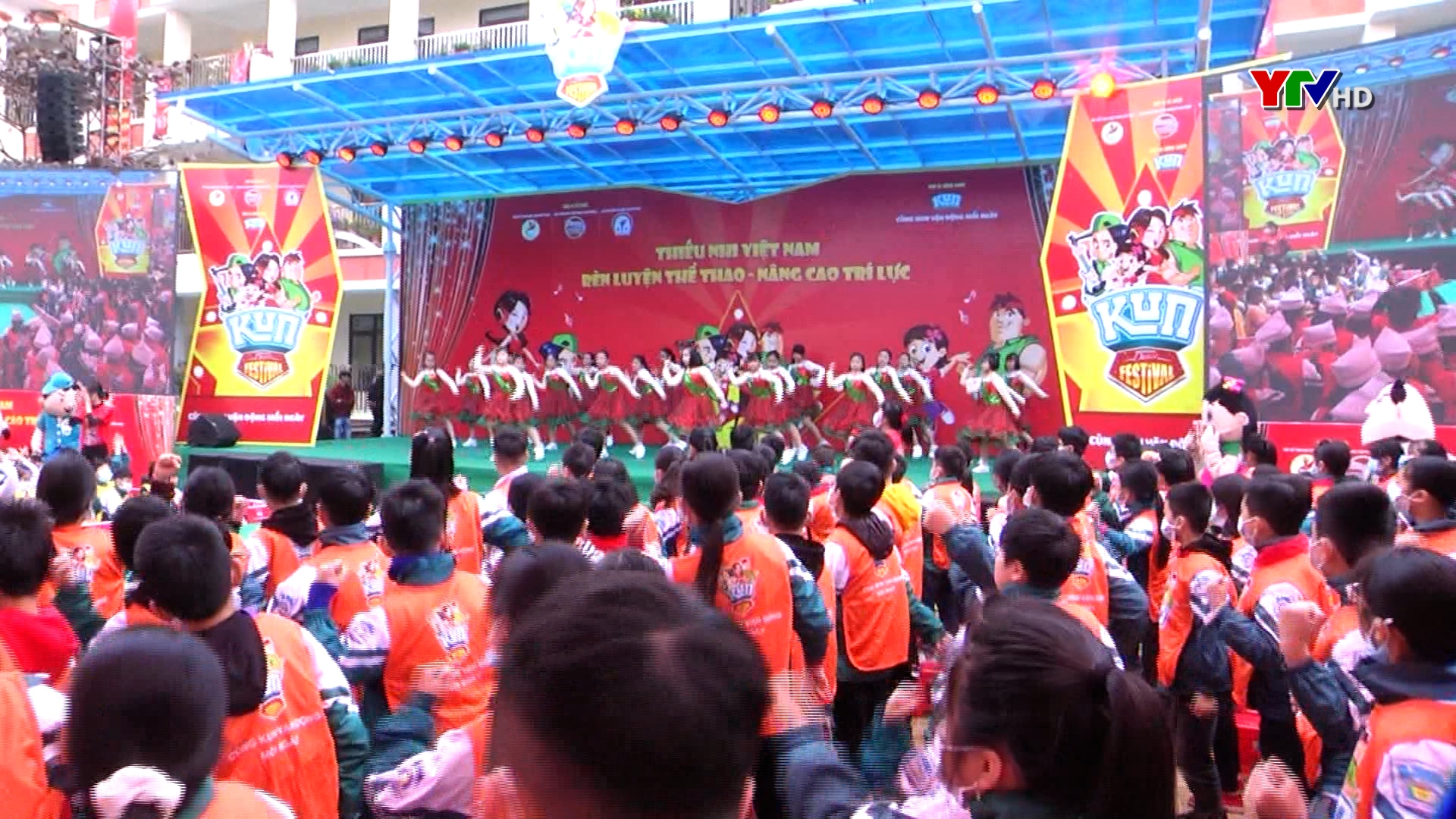 Chương trình “Thiếu nhi Việt Nam rèn luyện thể thao– nâng cao trí lực” tại Trường Tiểu học Nguyễn Trãi, TP Yên Bái