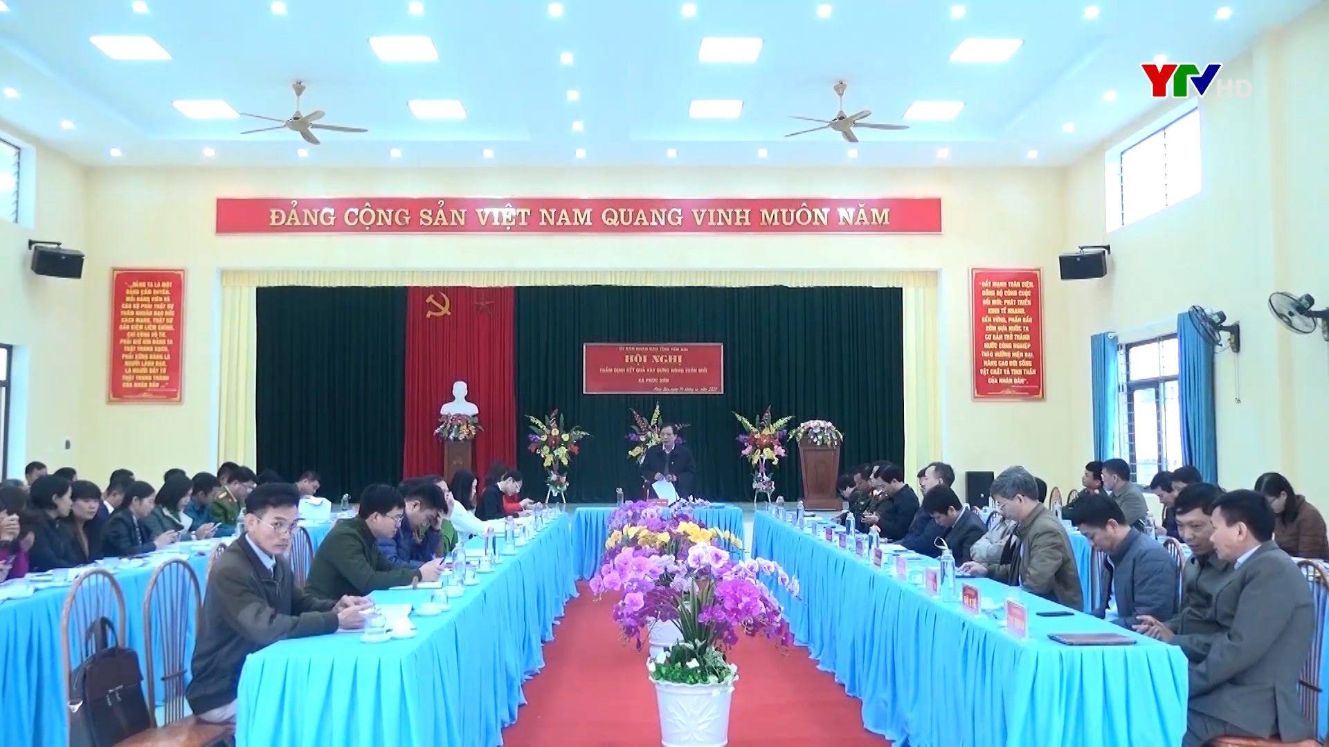 Hội nghị thẩm định kết quả xây dựng nông thôn mới tại xã Phúc Sơn, thị xã Nghĩa Lộ