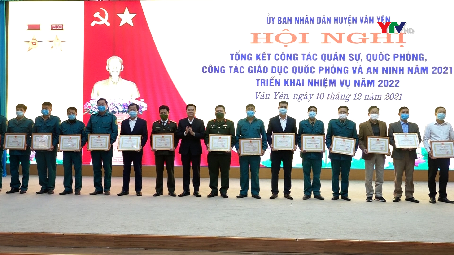 Huyện Yên Bình và Văn Yên tổng kết công tác quân sự - quốc phòng năm 2021