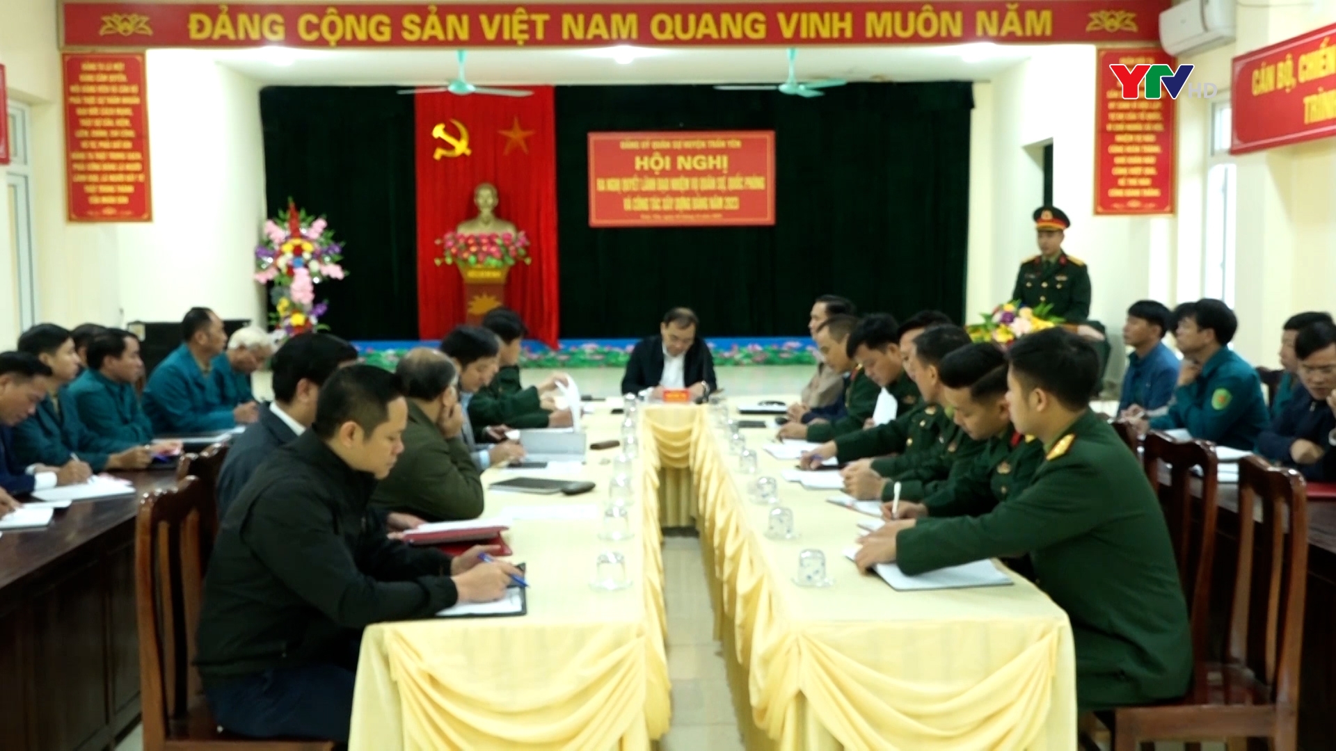 Đảng ủy Quân sự huyện Trấn Yên ra Nghị quyết lãnh đạo nhiệm vụ quân sự, quốc phòng và công tác xây dựng Đảng năm 2023