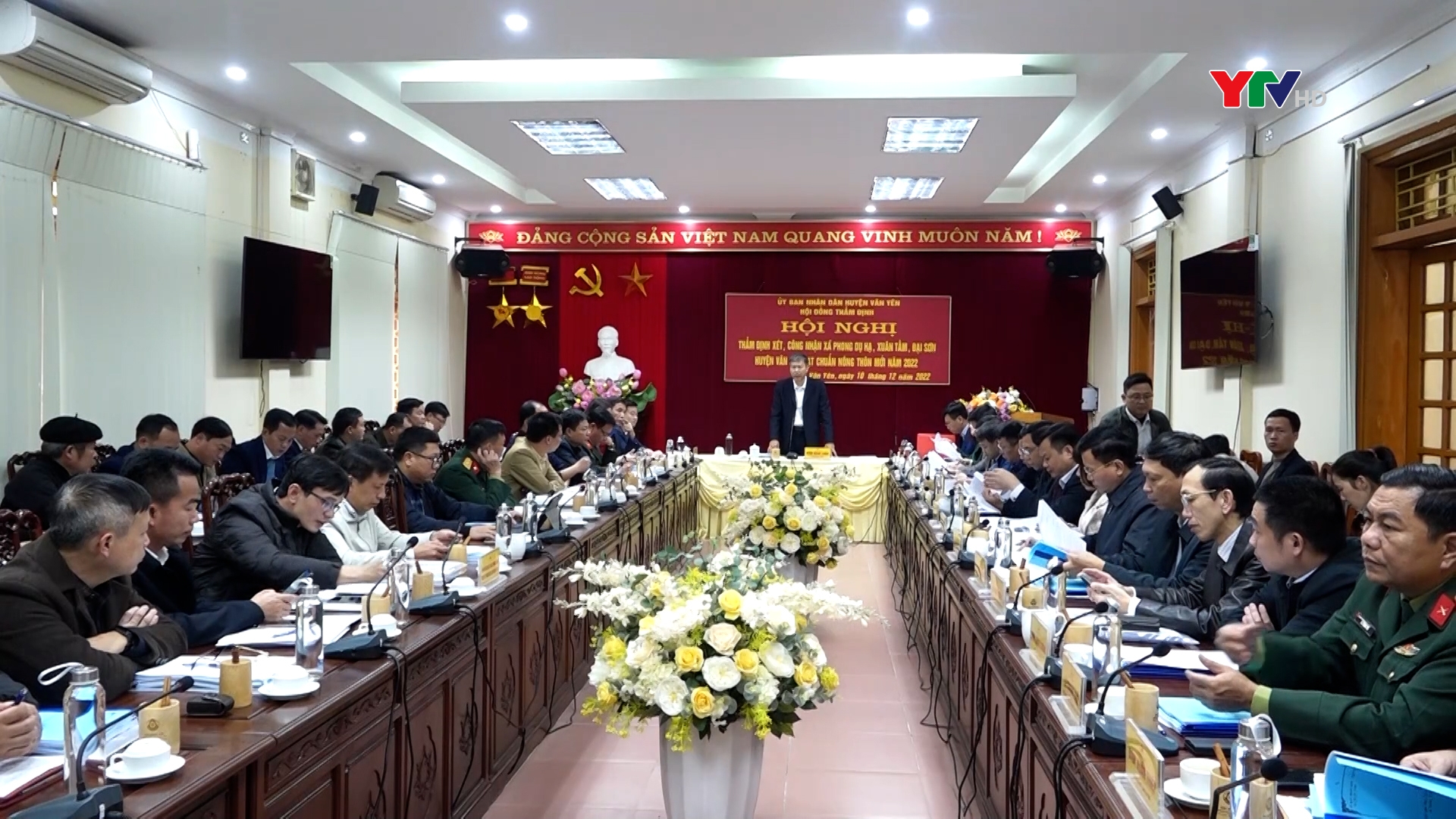 Thẩm định, xét công nhận 3 xã của huyện Văn Yên đạt chuẩn nông thôn mới năm 2022